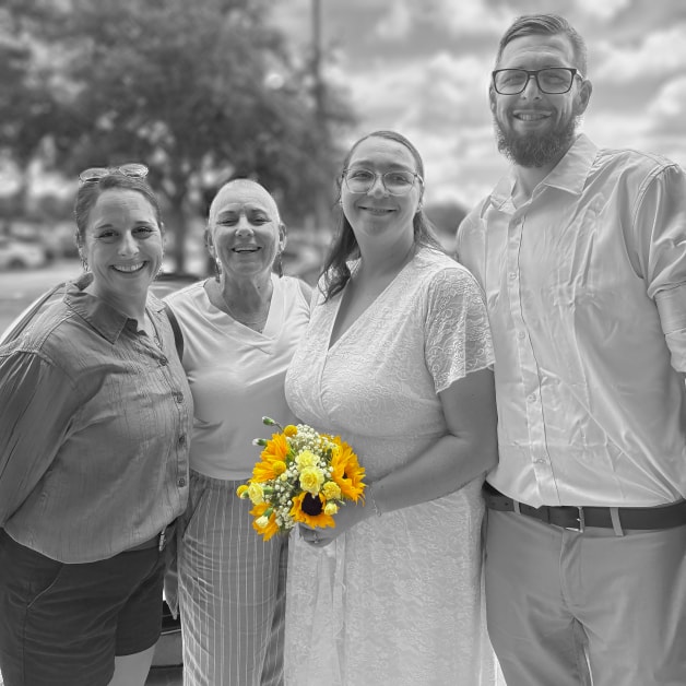 Wedding party group portrait — Southeast Michigan wedding photography by Atelier Lens LLC